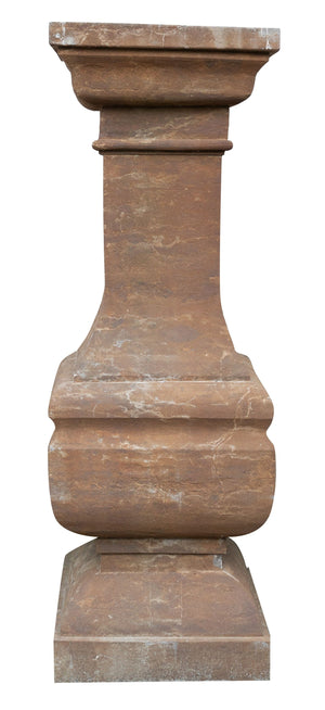 Biscottini Vecchia base portavaso in pietra Molto solida robusta Offerta Speciale Qualità