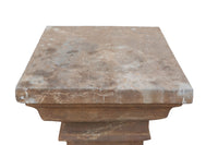 Biscottini Vecchia base portavaso in pietra Molto solida robusta Offerta Speciale Qualità