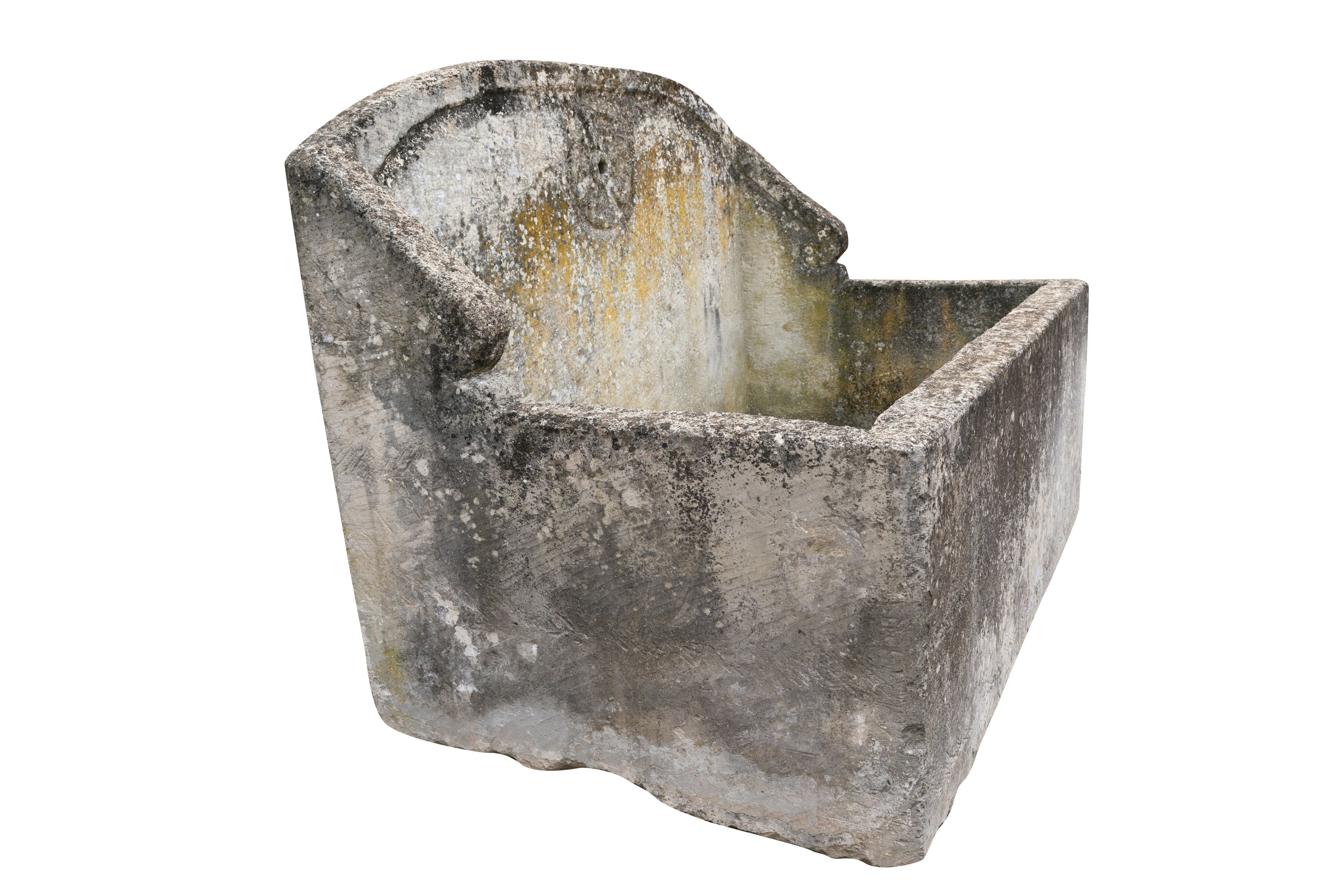 Biscottini Vecchia fontana a muro in pietra Molto solida robusta Offerta Speciale Qualità