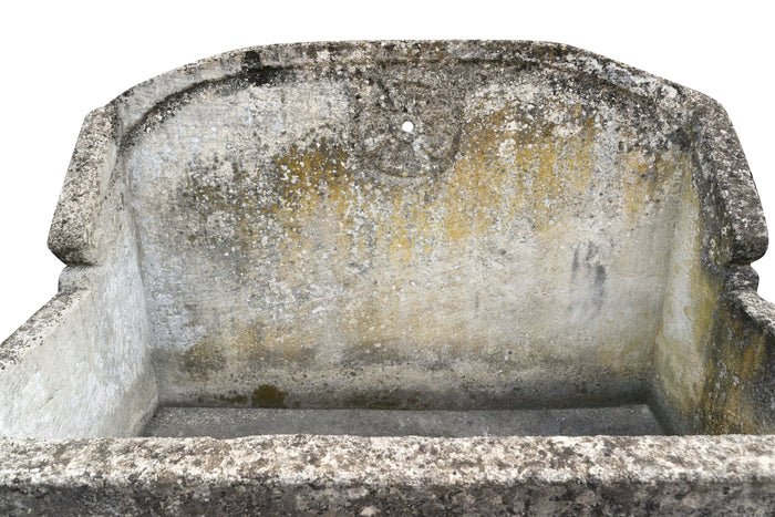 Biscottini Vecchia fontana a muro in pietra Molto solida robusta Offerta Speciale Qualità