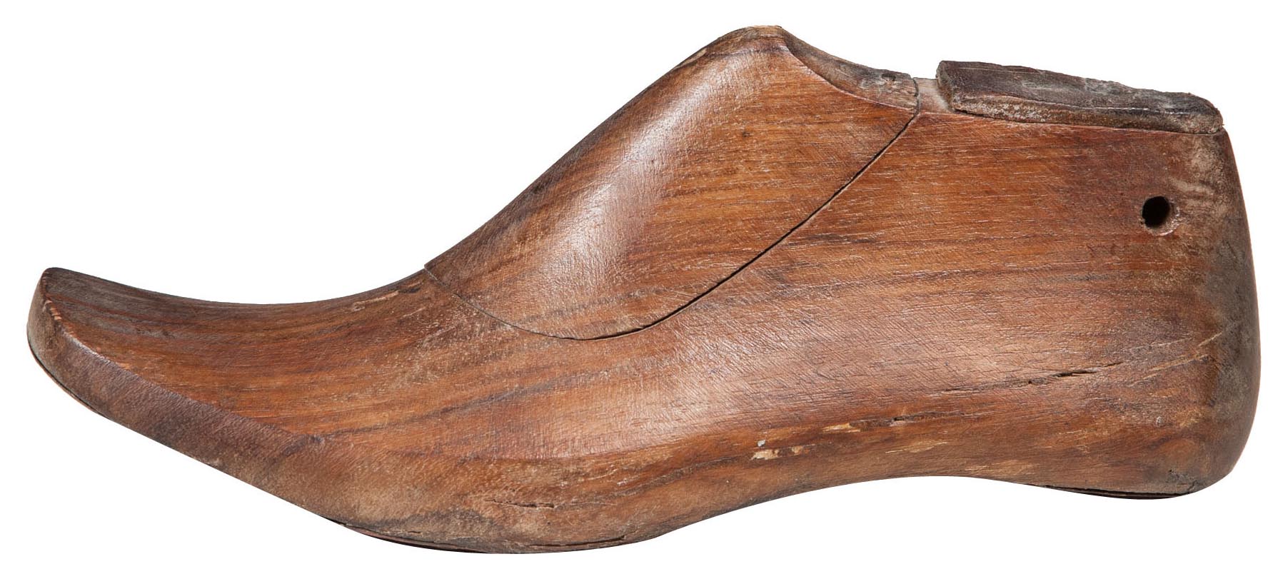 Biscottini Vecchia forma di scarpa anticata in legno misure e forme assortite usata