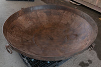 Biscottini VECCHIO CONTENITORE IN FERRO BATTUTO /crogiolo braciere dimensioni Offerta