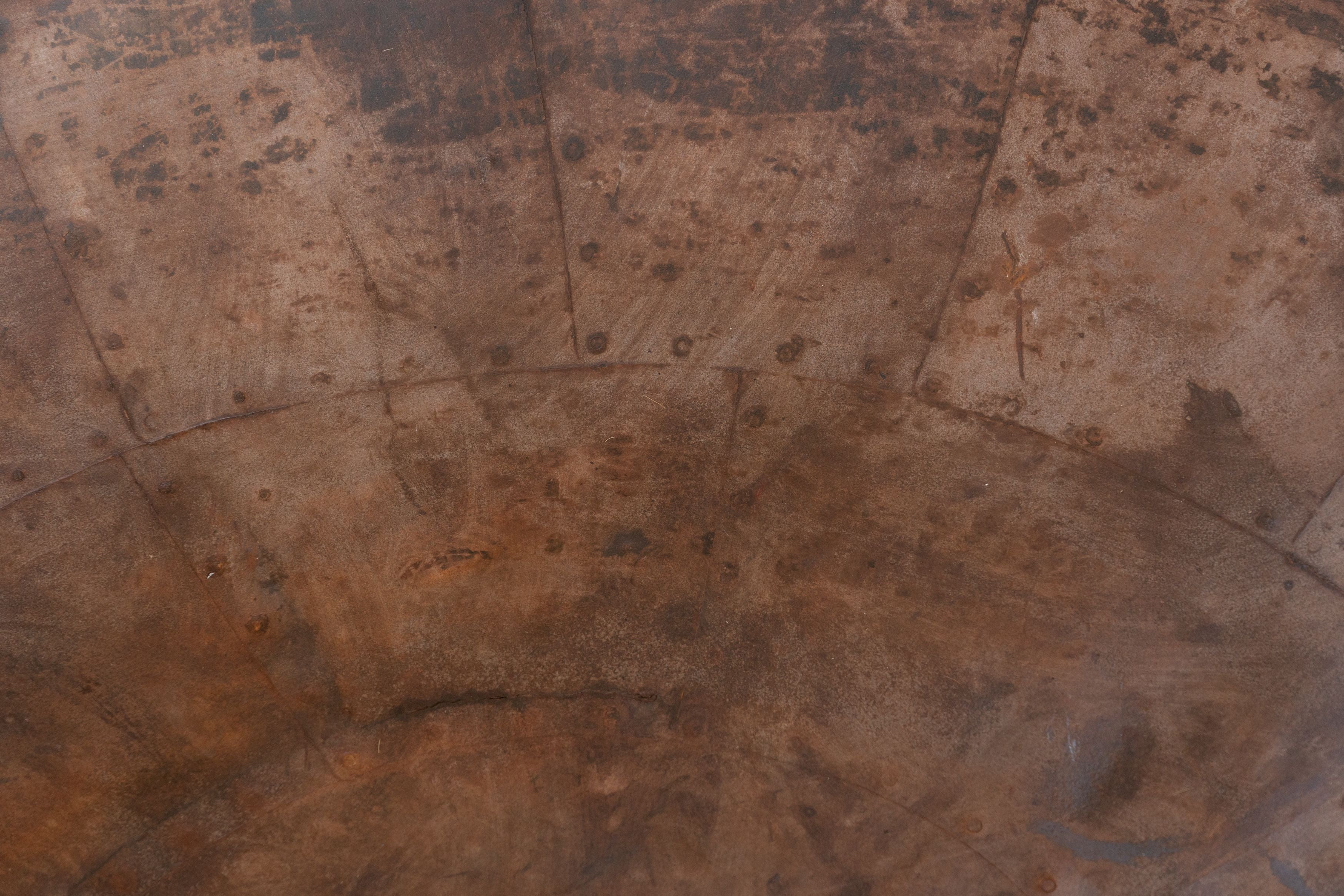 Biscottini VECCHIO CONTENITORE IN FERRO BATTUTO /crogiolo braciere dimensioni Offerta