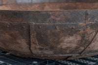 Biscottini VECCHIO CONTENITORE IN FERRO BATTUTO /crogiolo braciere dimensioni Offerta