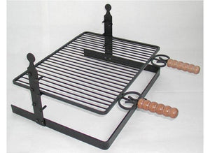 BISTECCHIERA GRATICOLA CON BASE APPOGGIO E ALTEZZA REGOLABILE CM 50x37