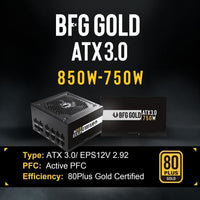 BITFENIX BFG GOLD 850W (80+ Gold) ATX 3.0 - Alimentatore PC - 850W