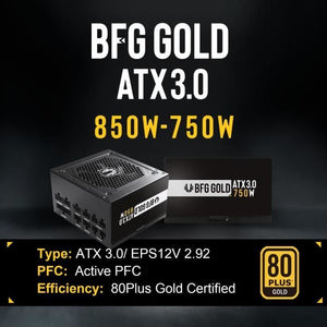 BITFENIX BFG GOLD 850W (80+ Gold) ATX 3.0 - Alimentatore PC - 850W