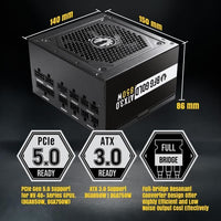 BITFENIX BFG GOLD 850W (80+ Gold) ATX 3.0 - Alimentatore PC - 850W