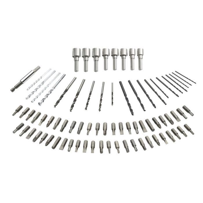 BLACK & DECKER BDCDC18BAFC - Trapano avvitatore - Batteria Li Ion 2x18 V + 80 accessori - Arancione