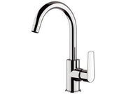 Rubinetto per cucina con bocca alta girevole, modello corto - serie vanity