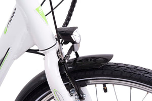 F.LLI SCHIANO E-MOON 26" bicicletta elettrica, da citta  per adulti, e-bike con motore elettrico batteria sul portapacc