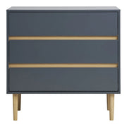 Cassettiera Bisley, Grigio, MDF, 40x80x80 cm