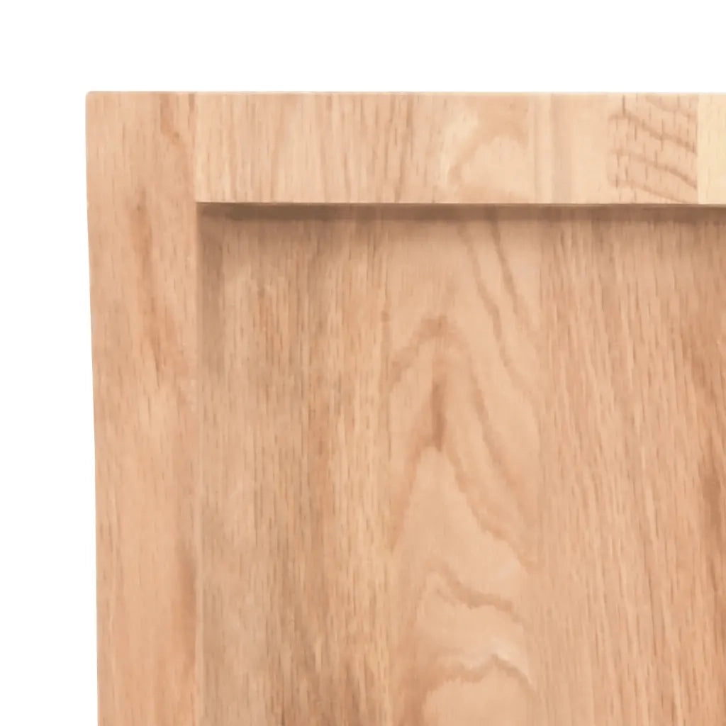 Piano Bagno Marrone 100x30x(2-4) cm Legno Massello Trattato CFW5480303