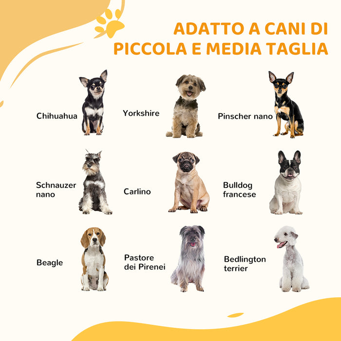 Cancelletto per Cani 74-100x76 cm 4 Viti Regolabili e Nastro Adesivo in Metallo e Plastica Nero