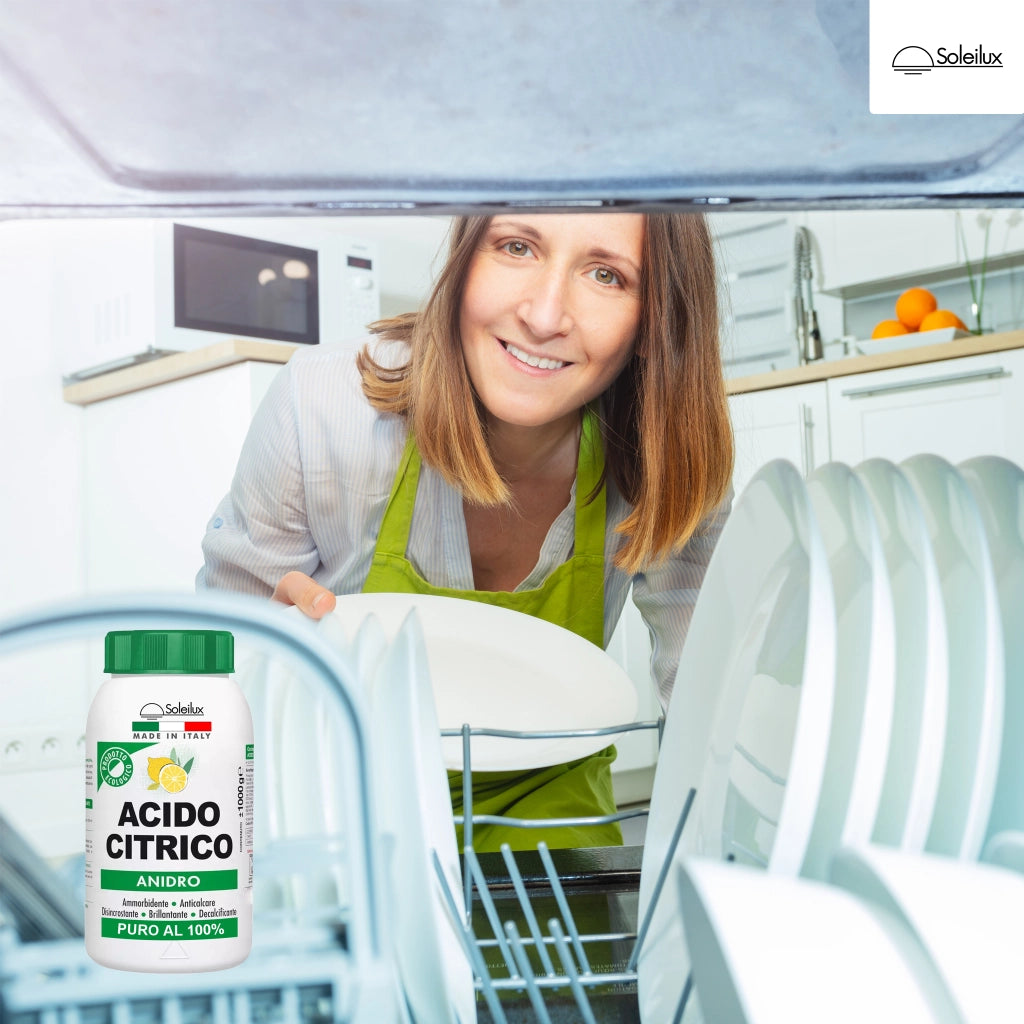 4X Acido Citrico Anidro 1kg Prodotto Ecologico