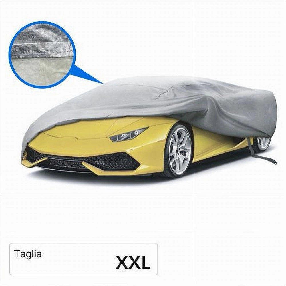 Trade Shop - Copriauto Telo Impermeabile Auto Proteggi Sole Pioggia Neve Sporco Tg.xxl Cop-aut-xxl -
