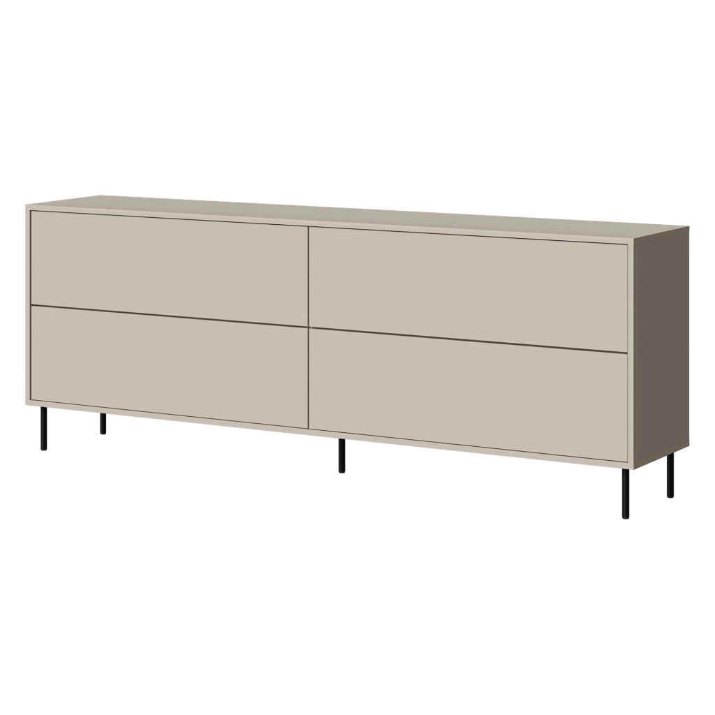 Madia Cataldo, Credenza 2 Ripiani, 200x39x75h cm Beige