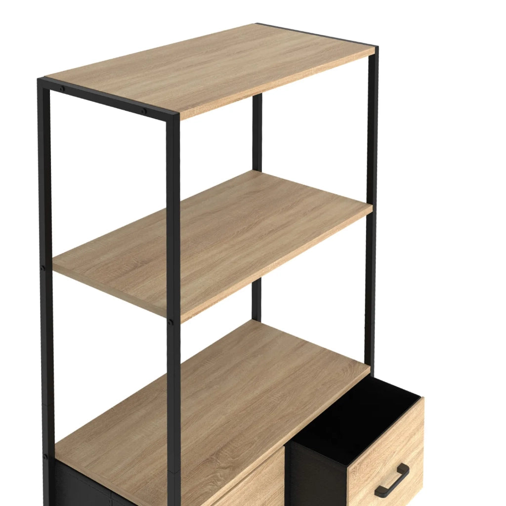 IDMarket - UTAH Armario 120 CM con 4 cajones