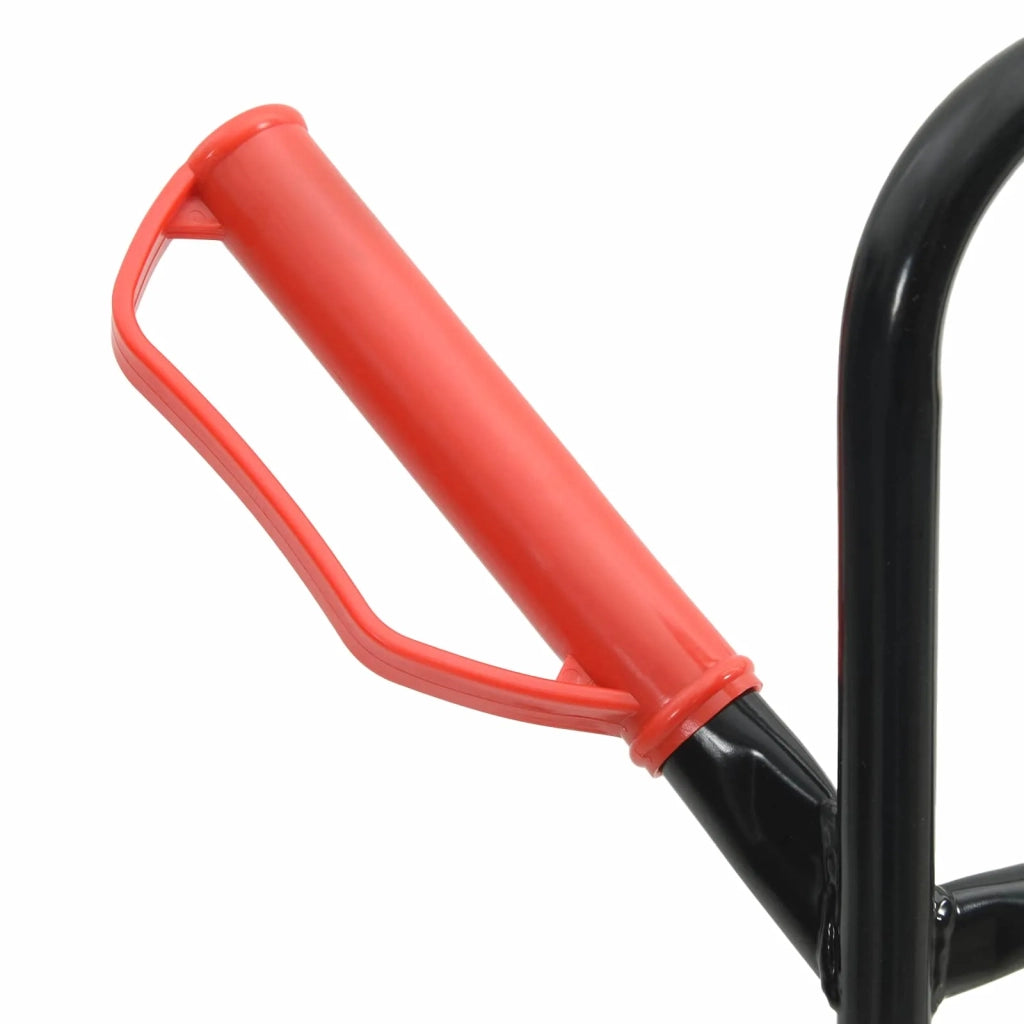 Carrello Manuale Nero e Rosso 64,5 x 49,5 x 114 cm Acciaio CFW6582955