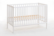 Lettino Culla Cm 124 x 65 x 85H colore Bianco