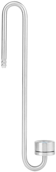 Diffusore di CO2 20cm - Acciaio Inossidabile - Fissaggio Magnetico - Contatore Bolle - Sostenibile - Accessorio Acquario