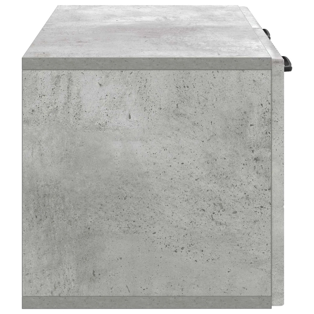 Mobile Porta TV da Muro Grigio Cemento 59,5 x 31 x 30 cm