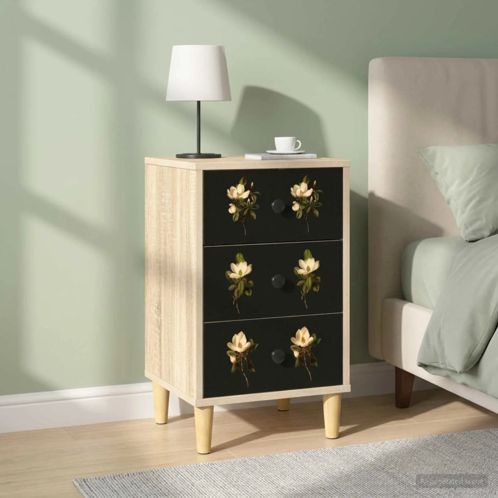 Armadio da Notte BREMEN 2 pz Rovere Sonoma 36 x 33 x 60 cm 8007306