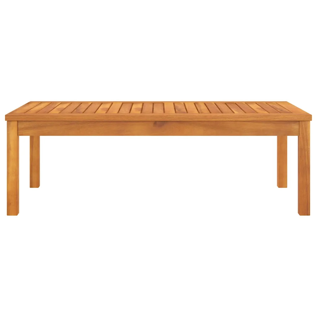 Tavolino da Salotto 100x50x33 cm in Legno Massello di Acacia 311833