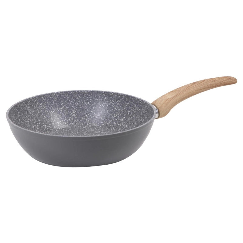 Set di 6 Padelle Alta Alluminio Forgiato Cm 32 Atlantic