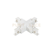 LED-RAIL-X-BCO CONNESSIONE A X PER BINARIO TRIFASE RAIL BIANCO 18,17X4,2X3,44CM