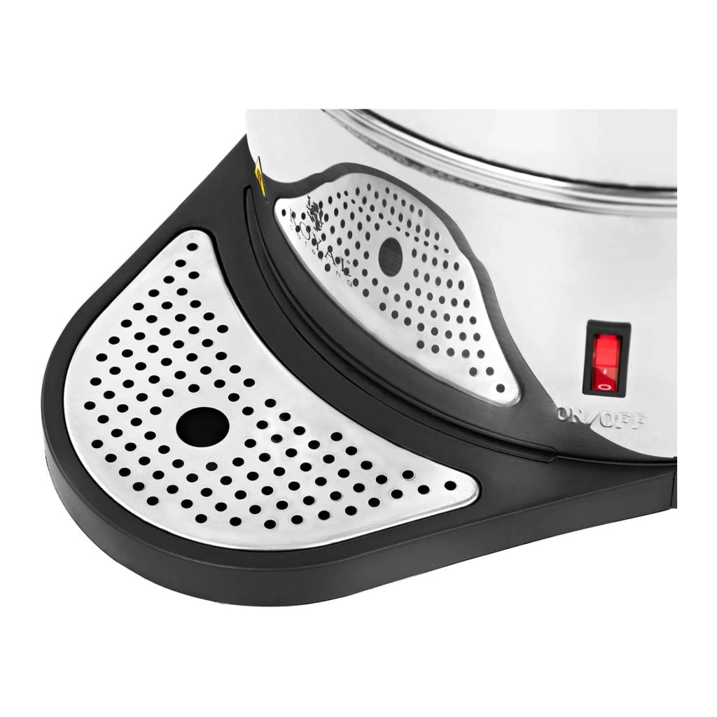Caffettiera/percolatrice elettrica professionale di grande capacità (Potenza: 1550 watt funzione di preparazione/mantenimento in caldo volume: 15 litri rubinetto) 14_0004680