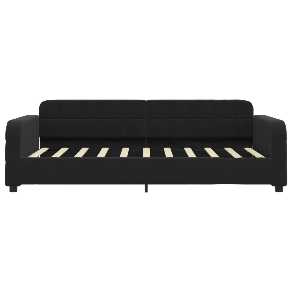 Letto da Giorno Nero 90x190 cm in Velluto 354073