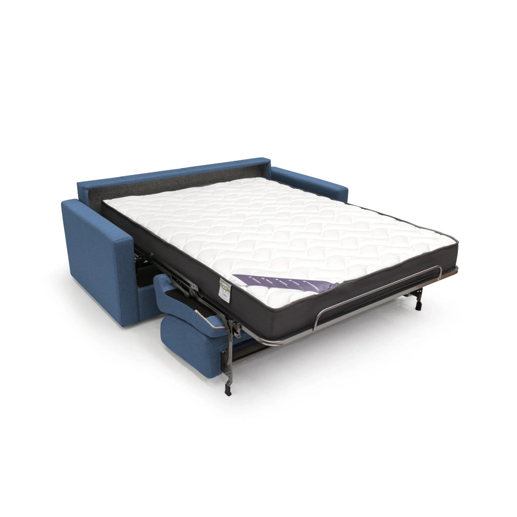 Chris Divano letto matrimoniale tessuto impermeabile 206 cm blu