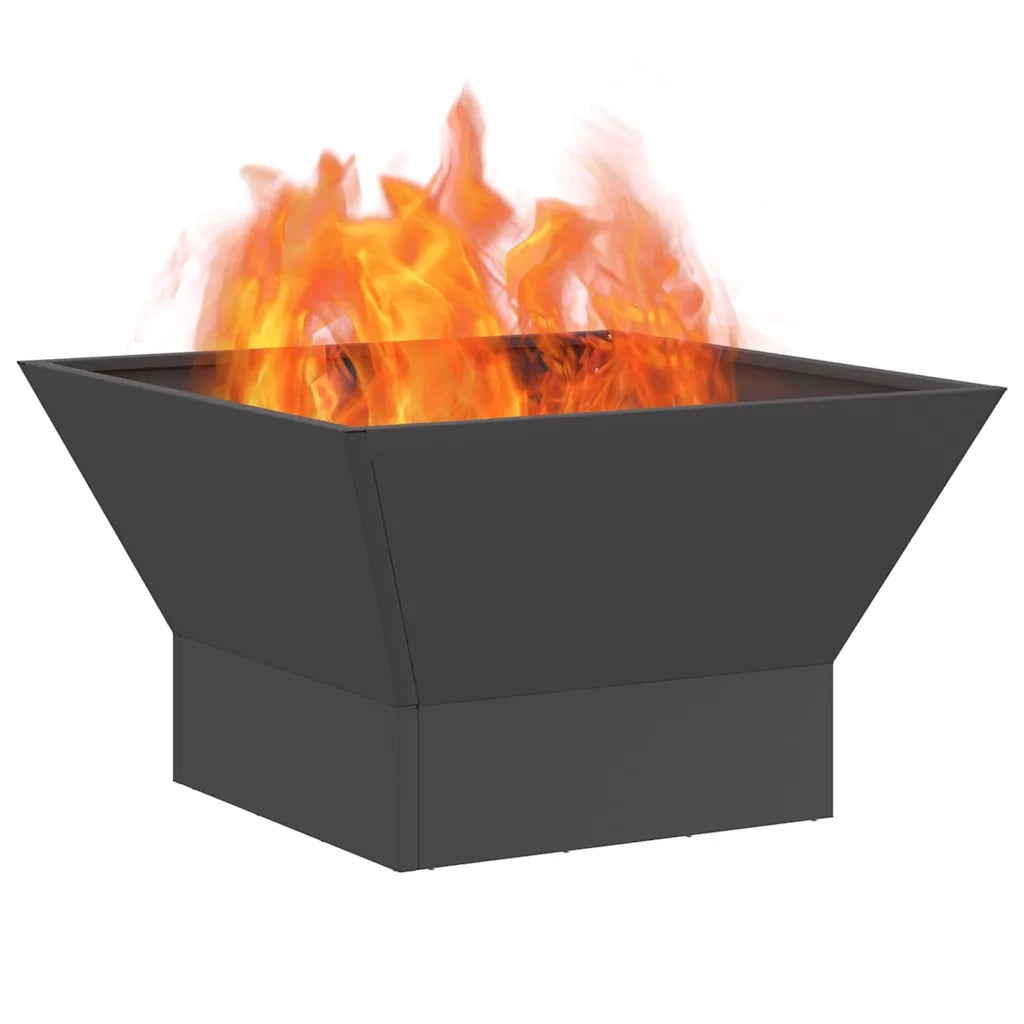 Braciere Nero 60 x 60 x 35 cm Acciaio Corten 858910