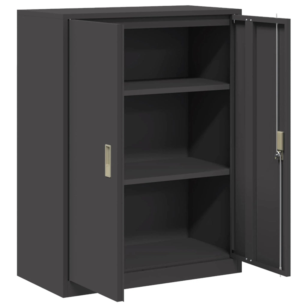 Armadio Nero 80 x 40 x 105 cm Acciaio CFW8938834