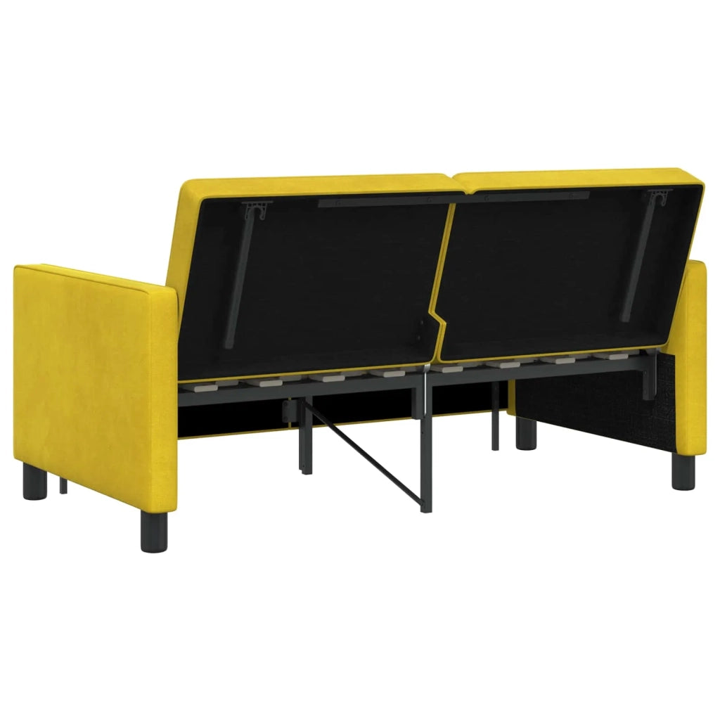 Divano letto Giallo Tessuto