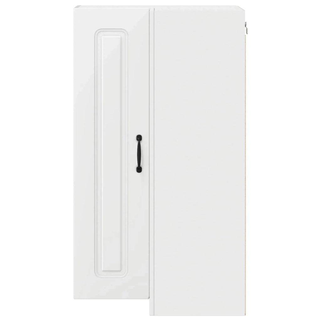 Mobile da cucina rettangolare con ampio spazio contenitivo 57 x 57 x 100 cm stile moderno legno bianco 02_0053843