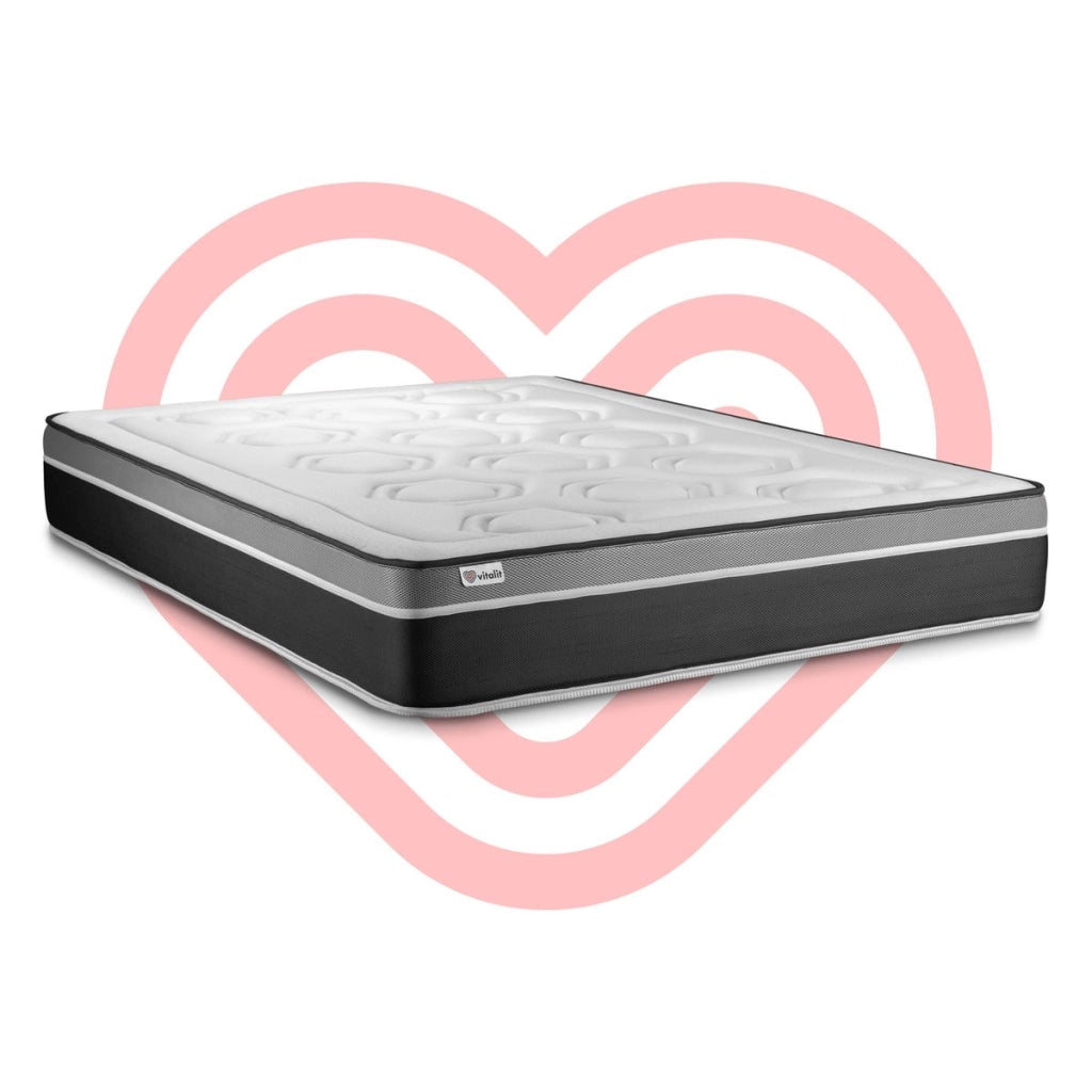 Materasso 150x190 cm Molle insacchettate e memory foam - Vital Care