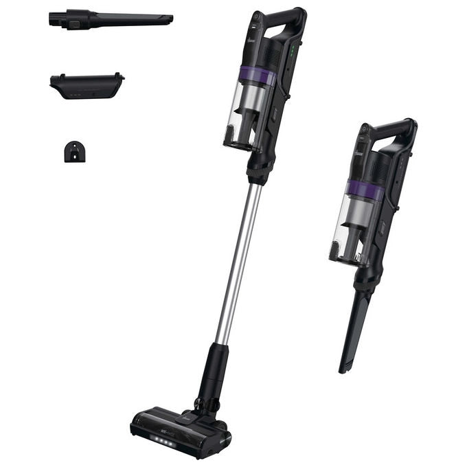 Hoover HF1 Plus, Aspirapolvere a Bastone 2 in 1, Senza Sacco, 165 W, Argento