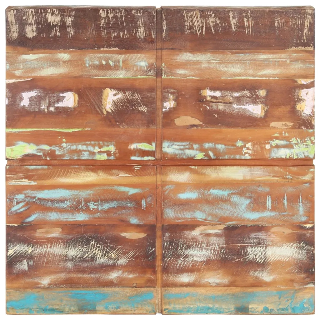 Tavolino da Salotto 80x80x28 cm in Legno Massello di Recupero 323594