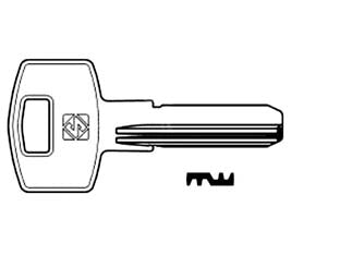 CHIAVI PUNZONATE VITEL AMN2R- - AMN2R - 5 pezzi SILCA
