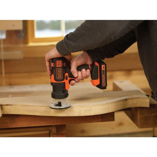 BLACK + DECKER - Trapano avvitatore a batteria MultiEvo 18V 1,5Ah + Caricabatterie - MT218K-QW - Attrezzo con testina intercambiabile