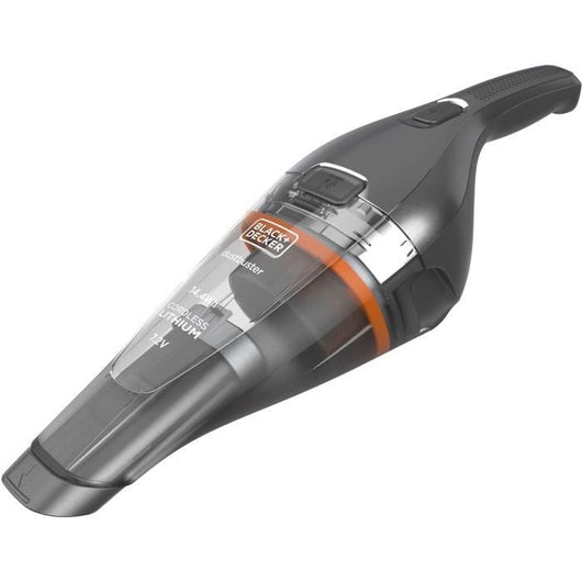 BLACK + DECKER NVC220WC-QW - Aspirapolvere manuale - Dustbuster Lithium 7,2V - EasyGrip - Cromo e Titanio