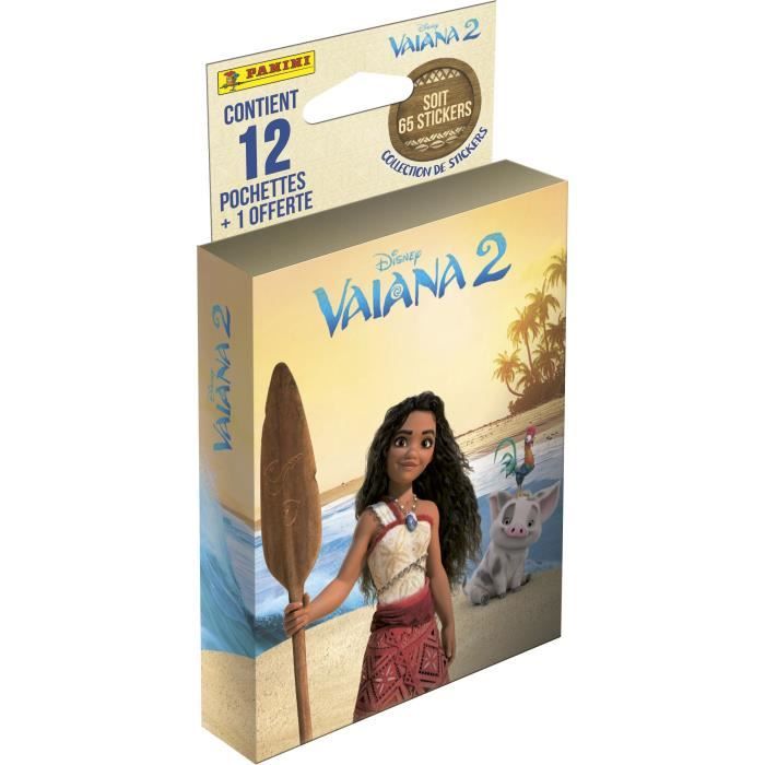 Blister - PANINI - Vaiana 2 - 12 buste - 1 omaggio - 65 figurine