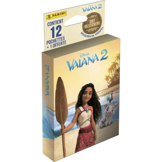 Blister - PANINI - Vaiana 2 - 12 buste - 1 omaggio - 65 figurine