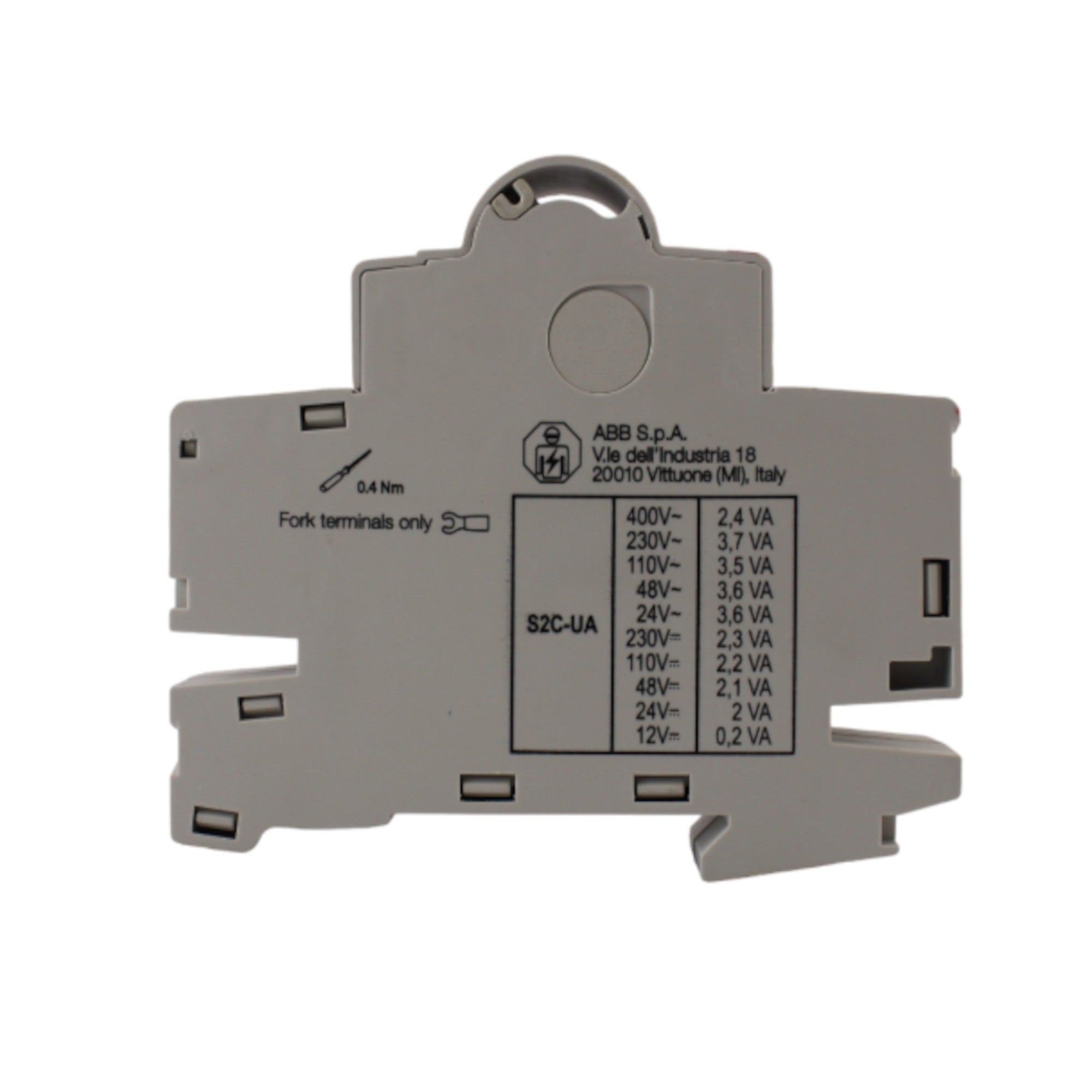 Bobina di minima tensione 12-60 VDC/VAC serie 200 da 10A a 63A ABB
