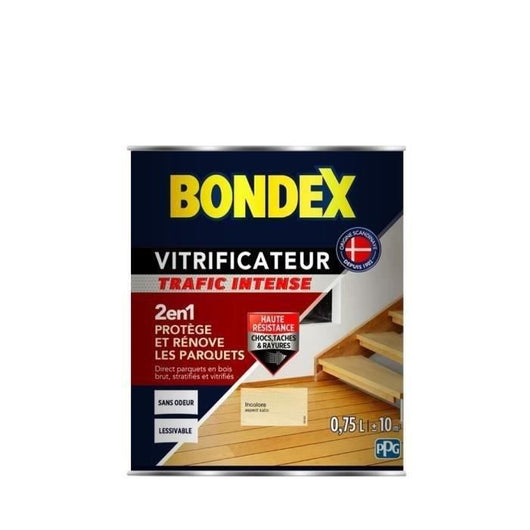 Bondex Vitrifier Satin per proteggere e rinnovare parchetti e scale - incolore