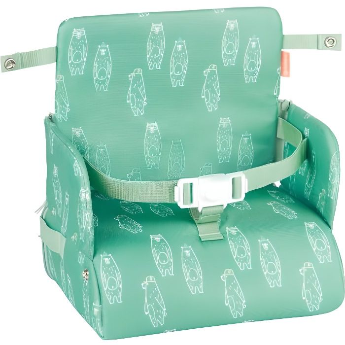 Booster nomade Badabulle - piegatura compatta - universale - da 6 a 36 mesi, orso