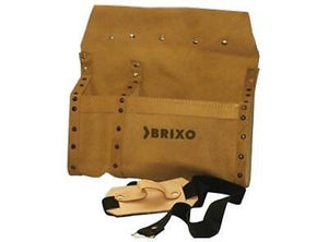 BORSA CARPENTIERE RINFORZATA IN CUOIO CON DISTANZIATORI IN LEGNO