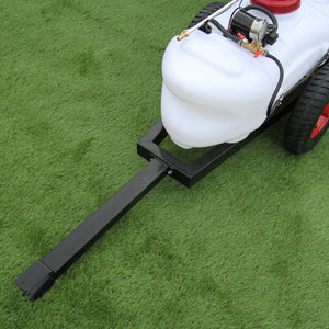 Polverizzatore per Moto Quad ATV con Rimorchio Carrello con Asta 6 Ugelli e Lancia a Mano Irroratore Spruzzatore per Fertilizzanti - 60 Litri